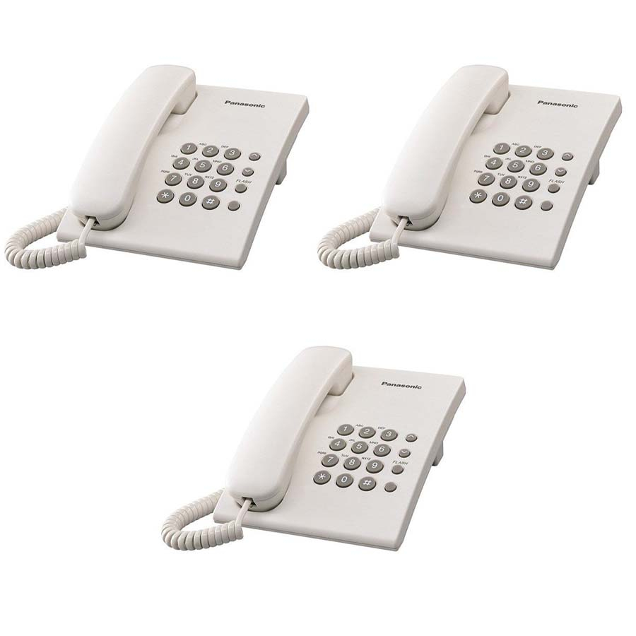 تلفن پاناسونیک مدل KX-TS500MX بسته 3 عددی