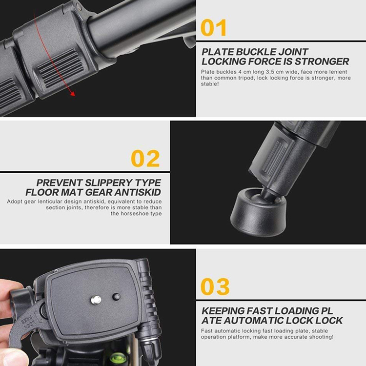 سه پایه دوربین جی ماری مدل KP-2234