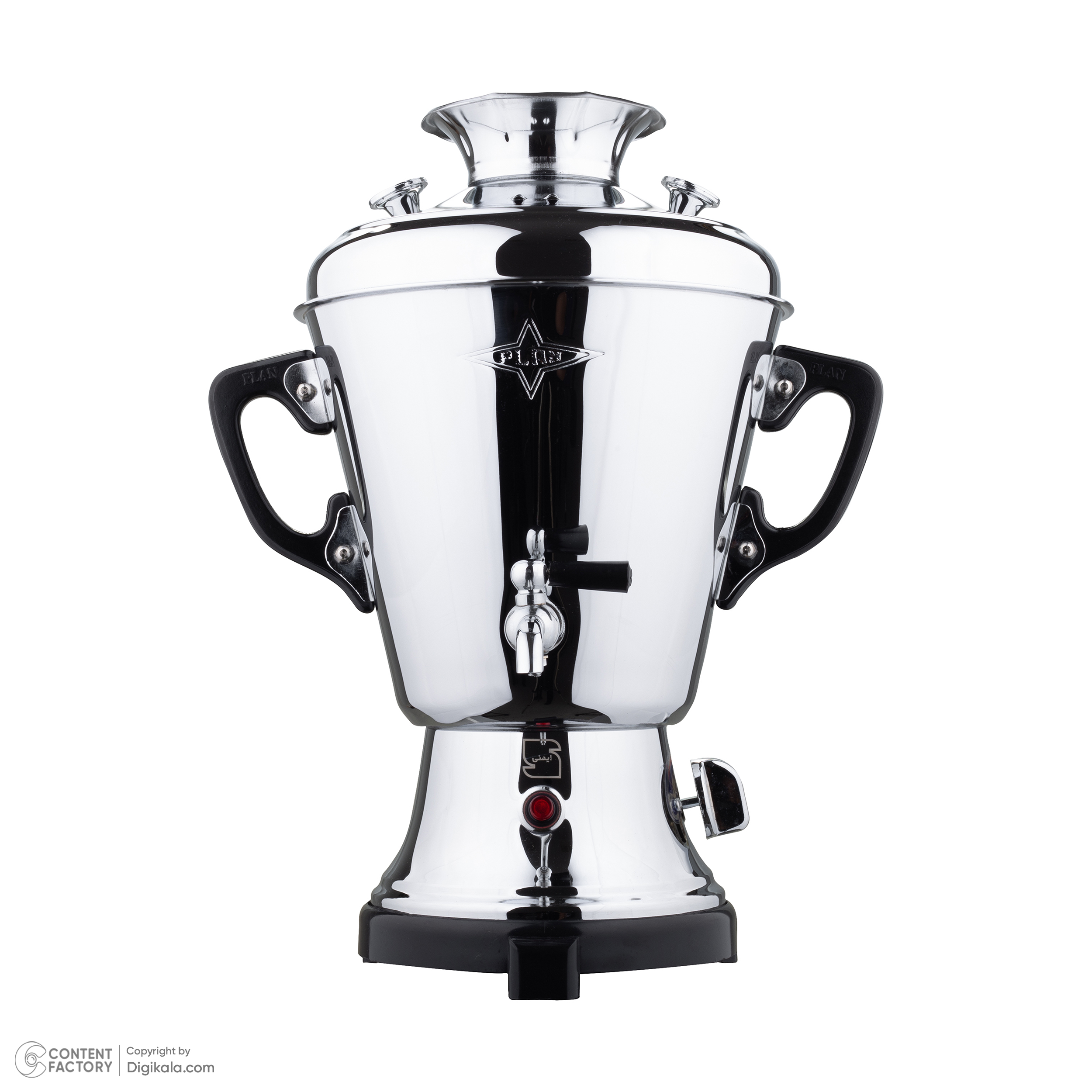 سماور برقی پلان مدل کلاسیک کد 6110 حجم 4.5 لیتر