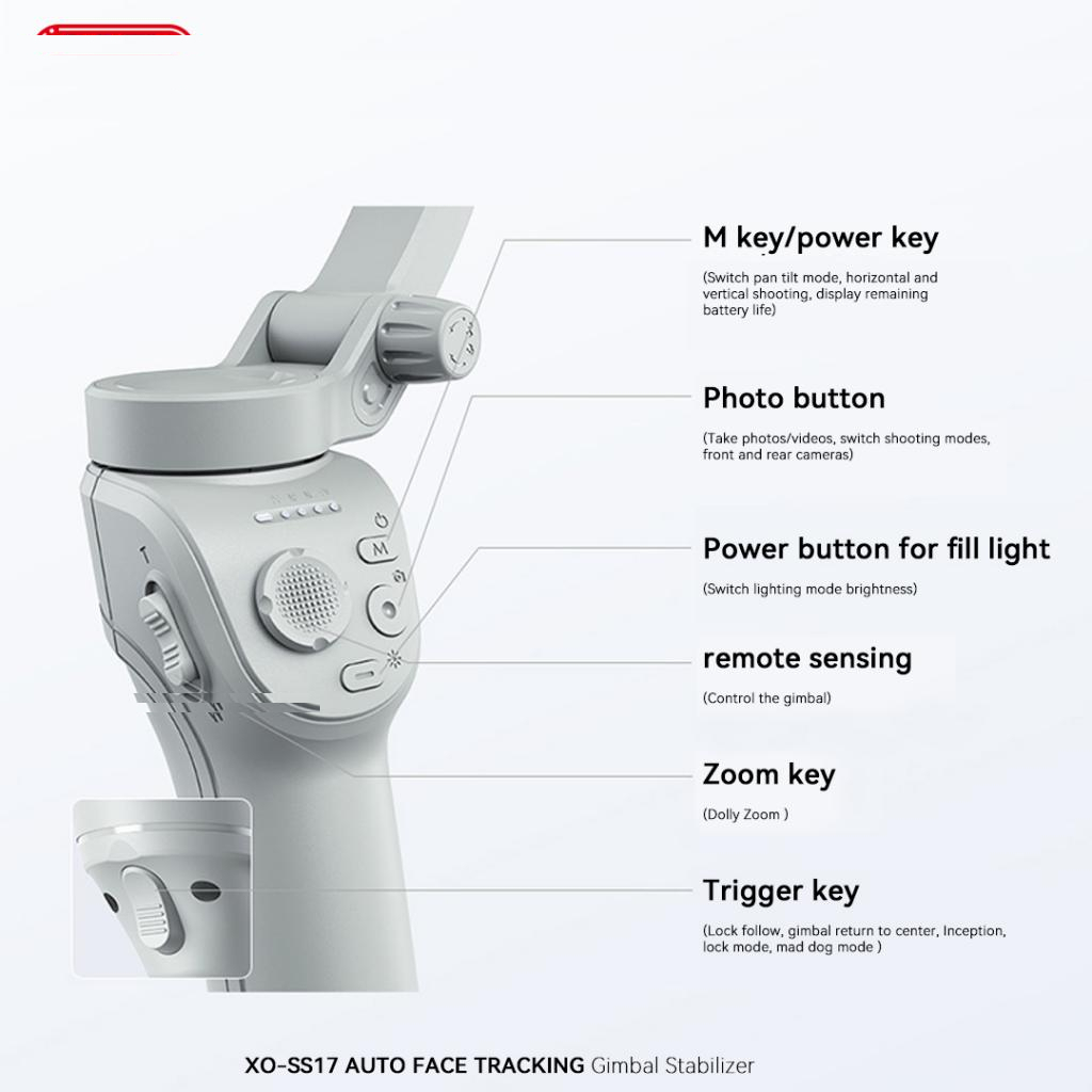 گیمبال و استبلایزر موبایل ایکس او مدل XO SS17