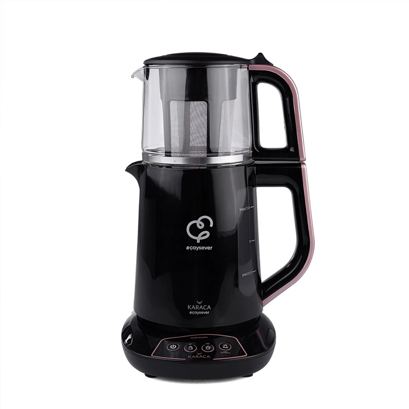 چای ساز روی هم کاراجا مدل Caysever