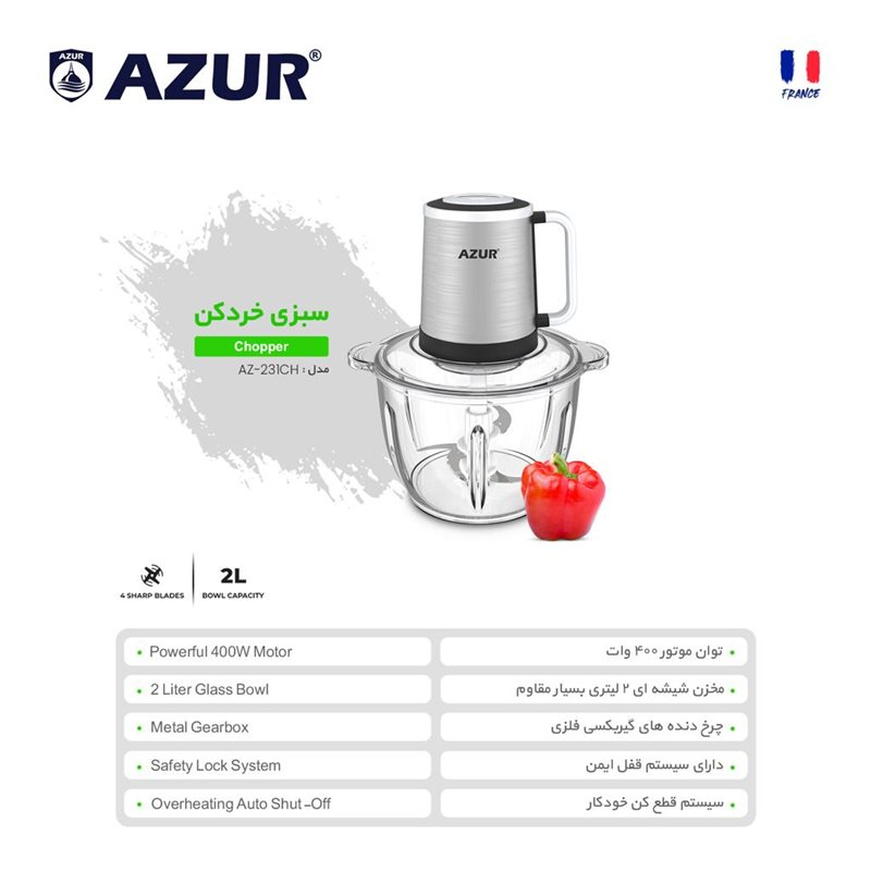 خردکن آزور مدل AZ-231CH