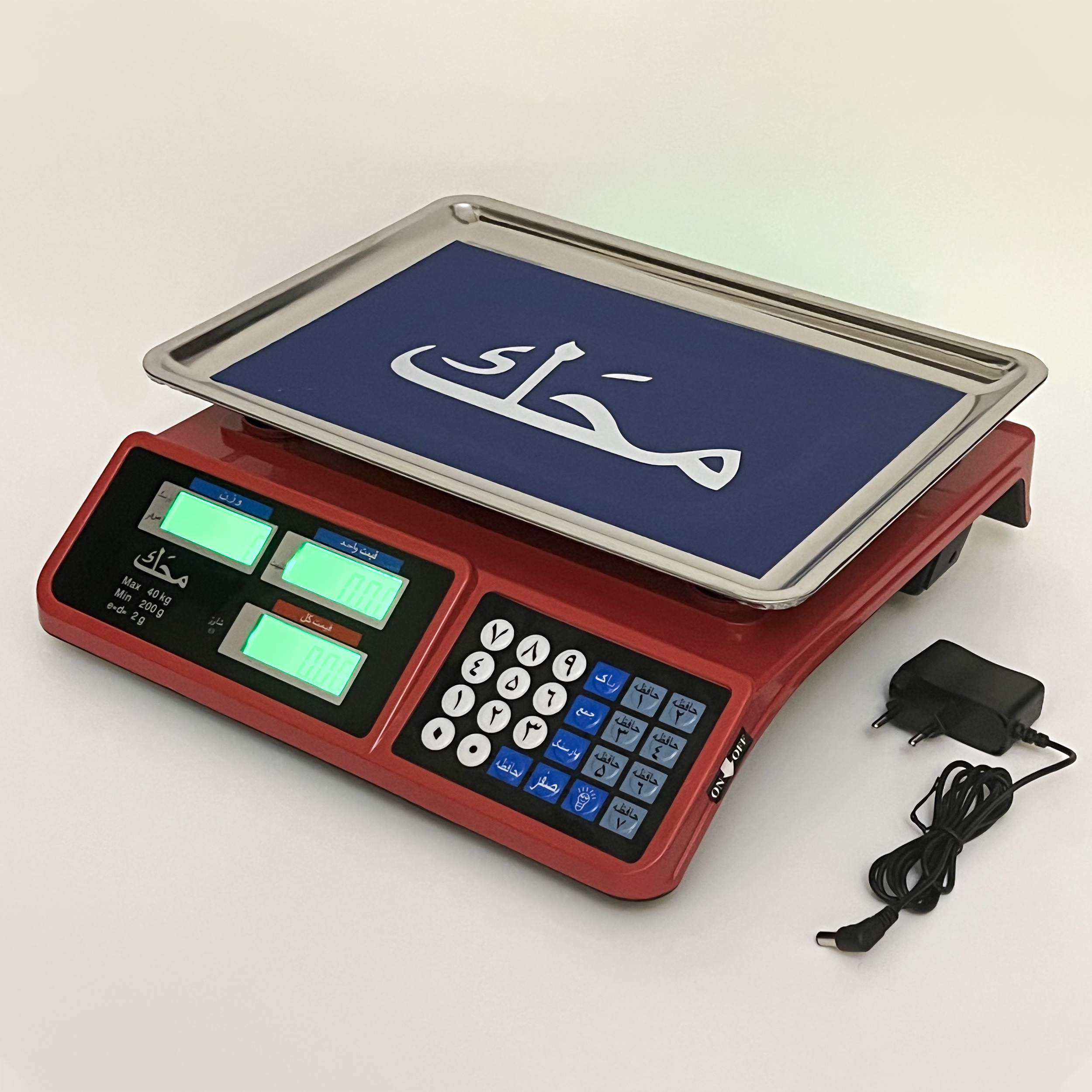 ترازو فروشگاهی محک مدل MHK-P-40KG