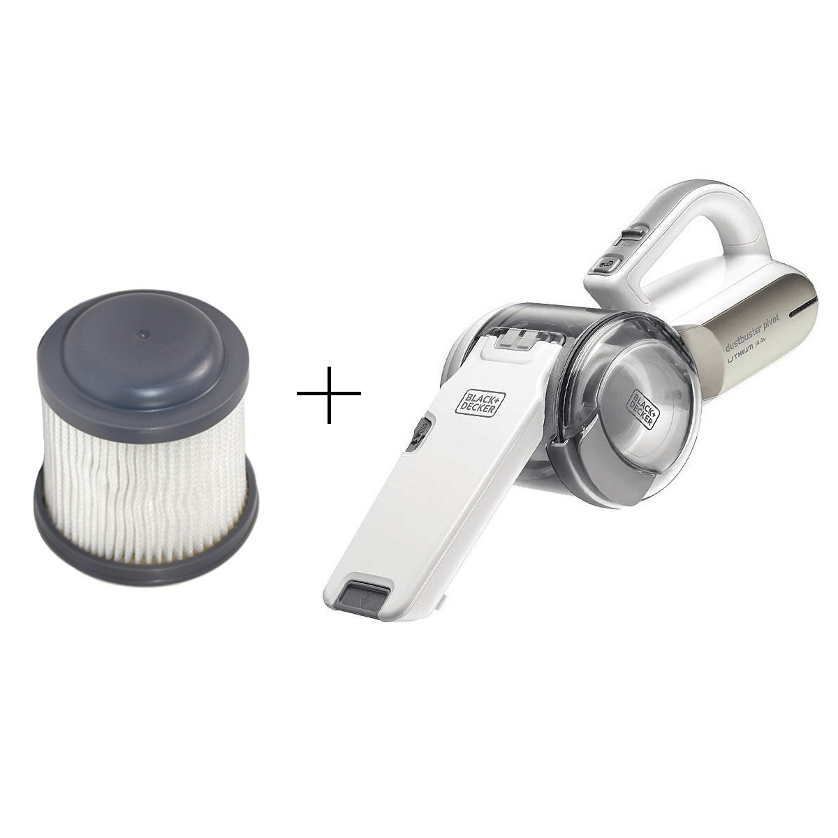 جارو شارژی عصایی بلک اند دکر مدل PV1420 به همراه یک عدد فیلتر اضافه