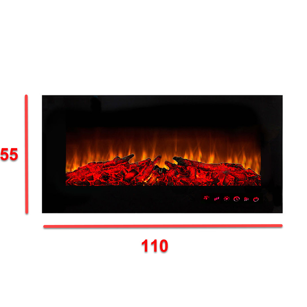 شومینه دیواری برقی شومینه بیستون مدل B.D_110_T_L4.bs