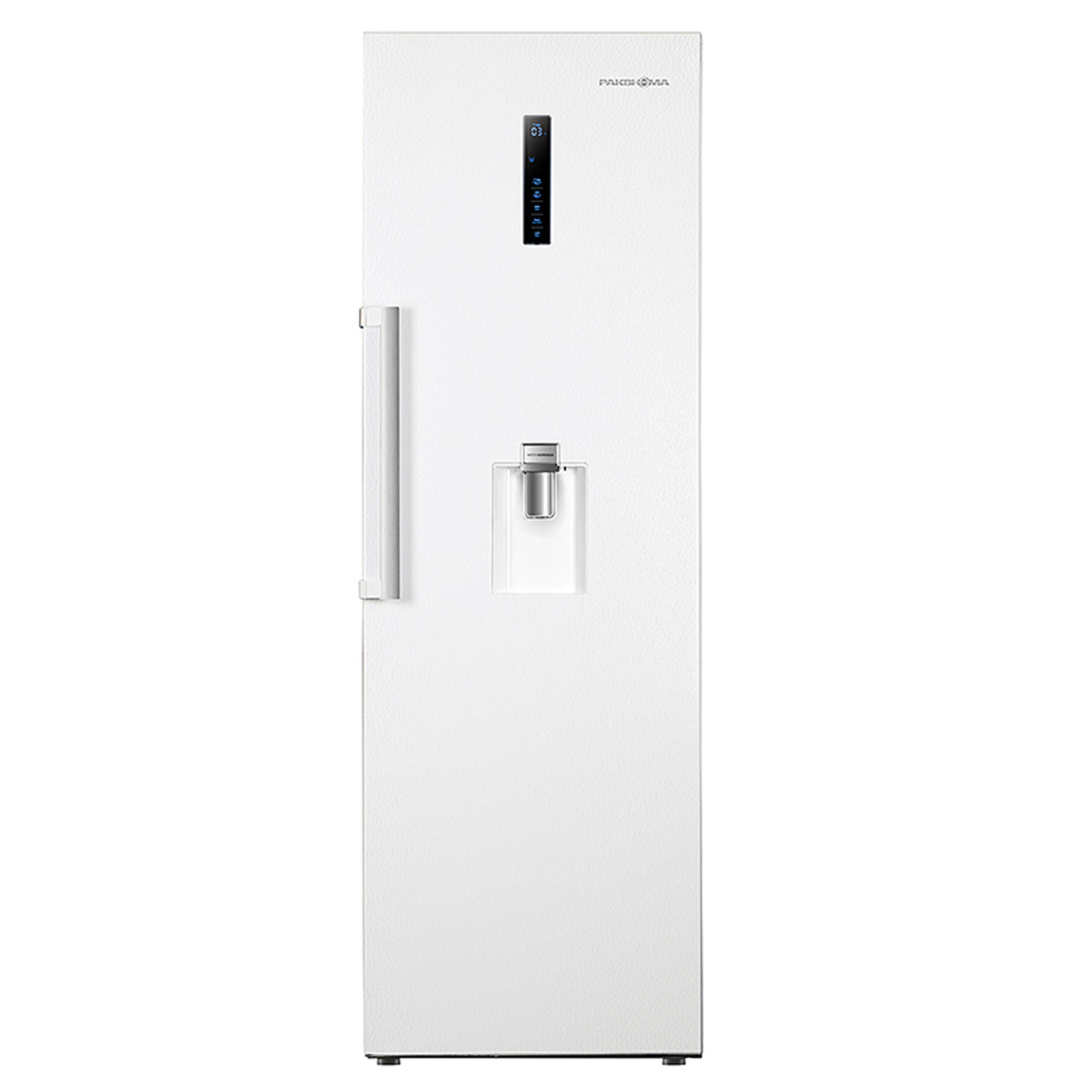 یخچال و فریزر دوقلو 40 فوت پاکشوما مدل RTRA-RTFA۹۰۱iW (N۲)، دارای نمایشگر و بدون برفک، با ارتفاع 187، پهنای 118 و عمق 73 سانتی‌متر، میزان مصرف انرژی A+، دارای 5 طبقه در یخچال و 4 کشو در فریزر، دارای سیستم نوفراست