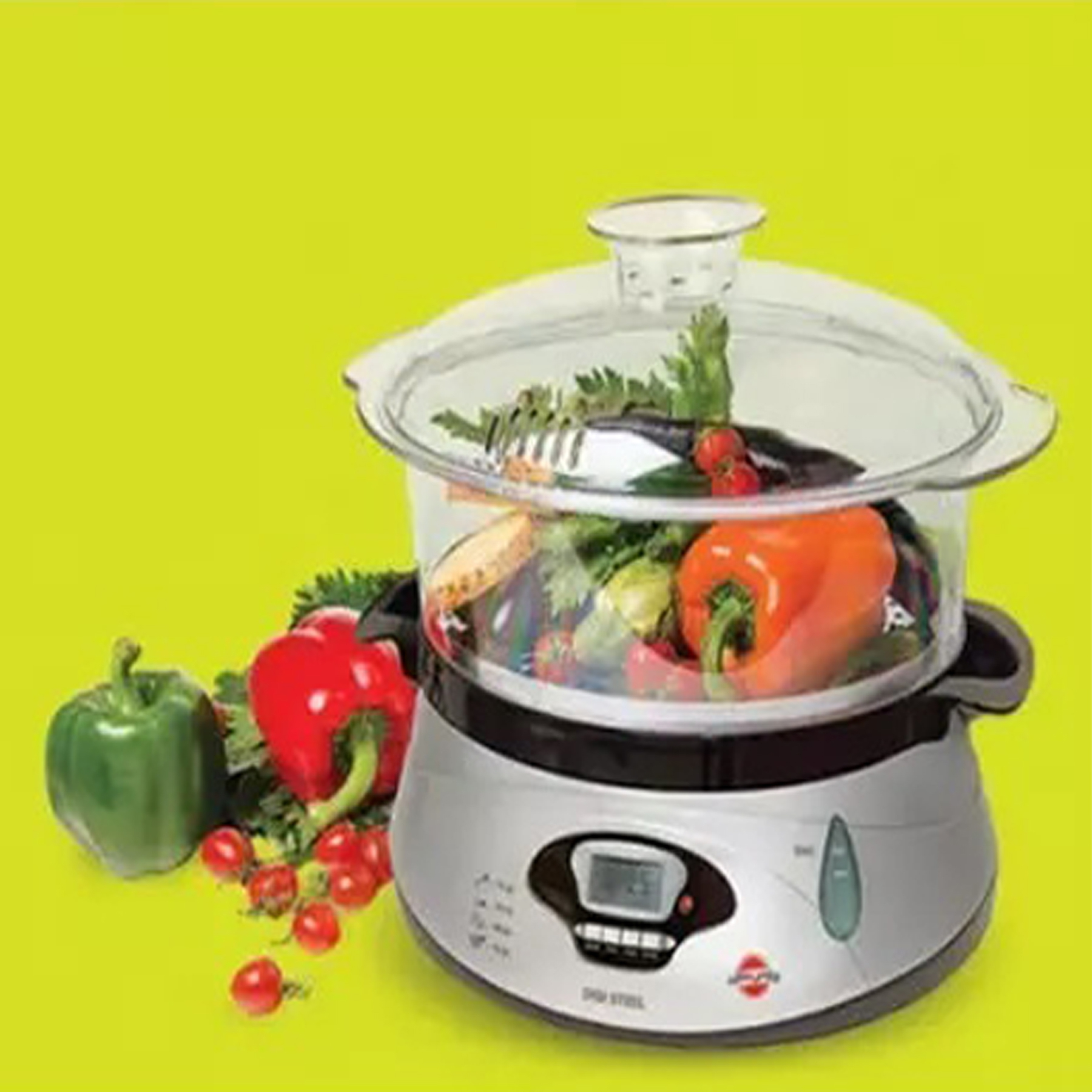 بخارپز پارس خزر مدل Digi Steel