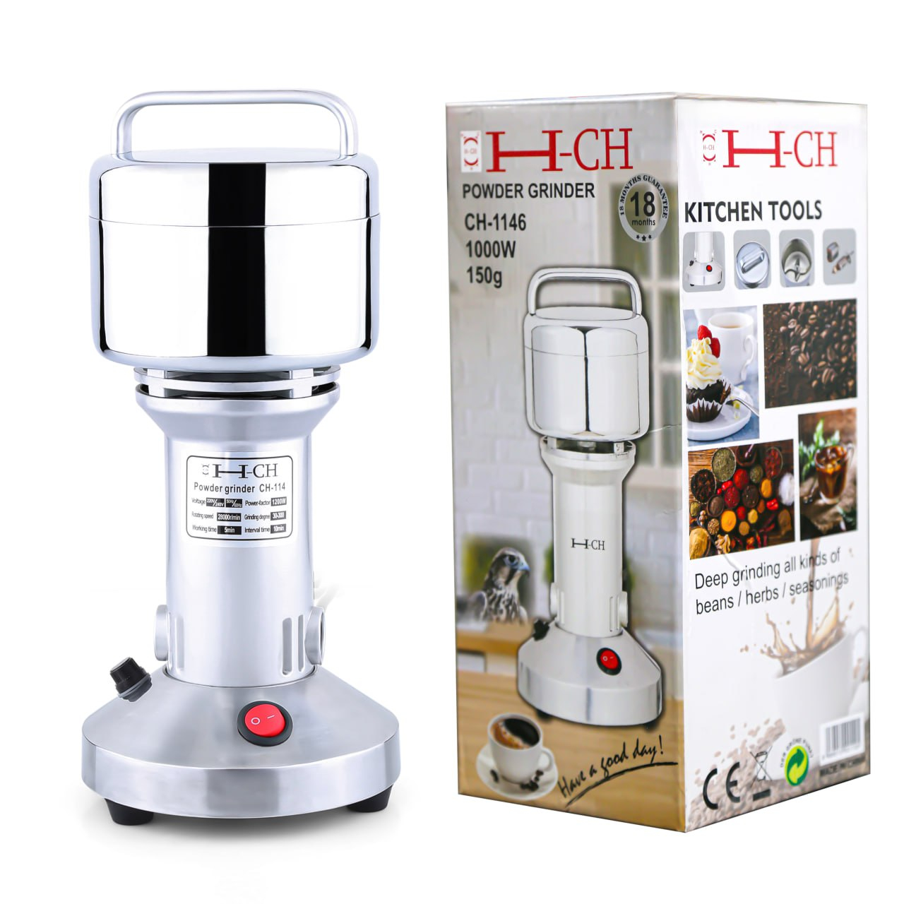 آسیاب صنعتی مدل HCH150g