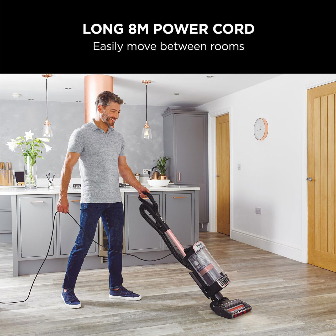 جاروبرقی مخزن‌دار 750 وات شارک مدل NZ860UKT