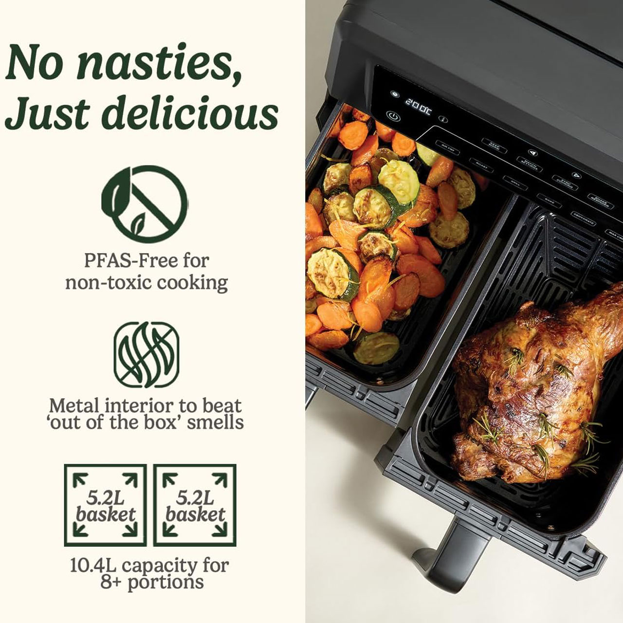 هواپز ۱۰ لیتر کوئیزینارت مدل AFD10OBLU