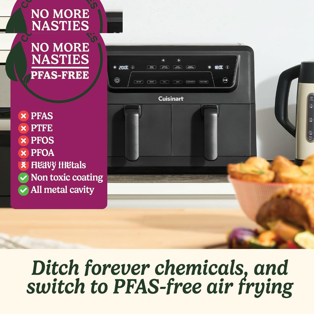 هواپز ۱۰ لیتر کوئیزینارت مدل AFD10OBLU