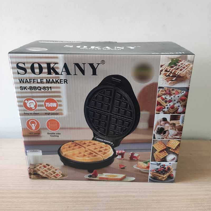 وافل ساز سوکانی مدل SK-BBQ-831 طرح چهار خانه