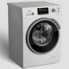 ماشین لباسشویی هایسنس مدل WFH8012DS ظرفیت 8 کیلوگرم