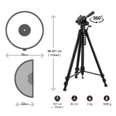 رینگ لایت نکسوس مدل HS200WH-N
