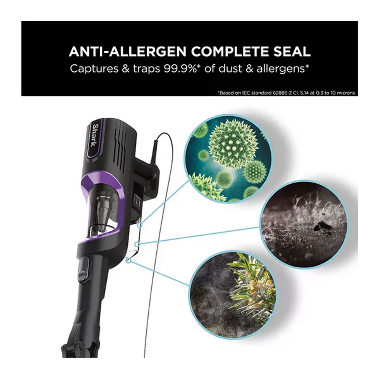 جاروبرقی 450 وات شارک مدل HZ500UK