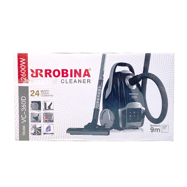 جاروبرقی 2600 وات روبینا مدل VC-360D