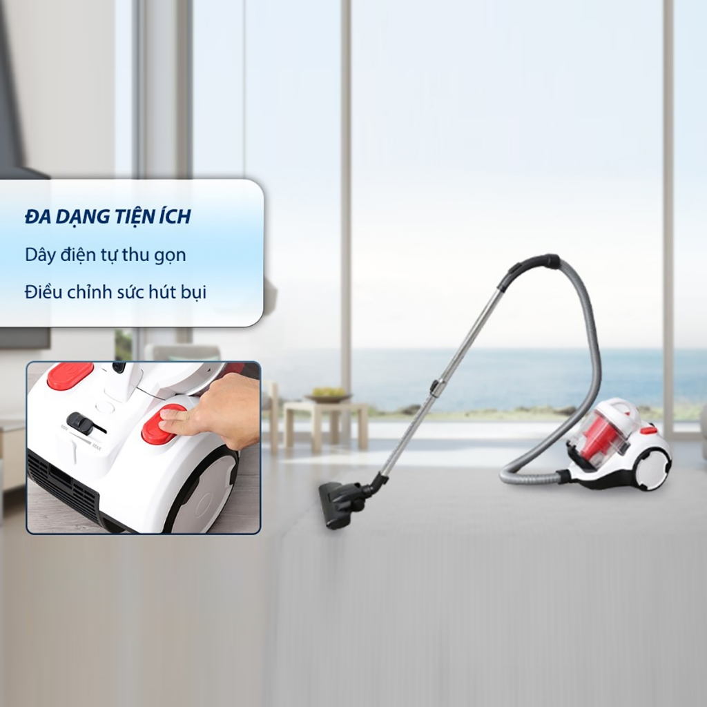 جاروبرقی درما مدل DEM-TJ310W