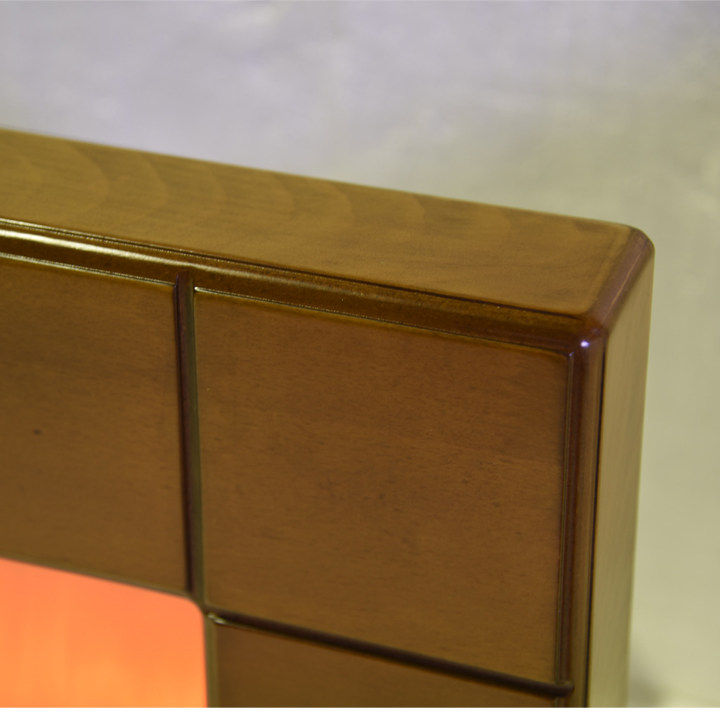 شومینه برقی شومینه بیستون مدل فریم چوبی HW130