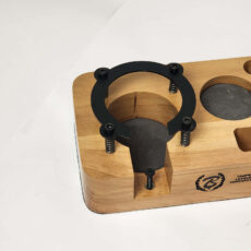 استند نگهدارند پرتافیلتر باریستا اسپیس مدل چوبی کد 51