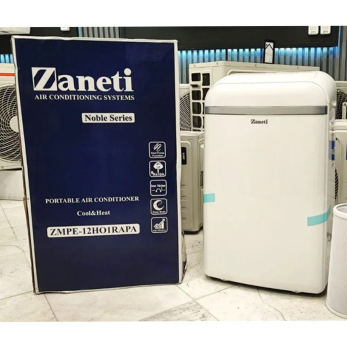 کولر گازی پرتابل 12000 دور ثابت زانتی مدل ZMPE-12HO1RAPA