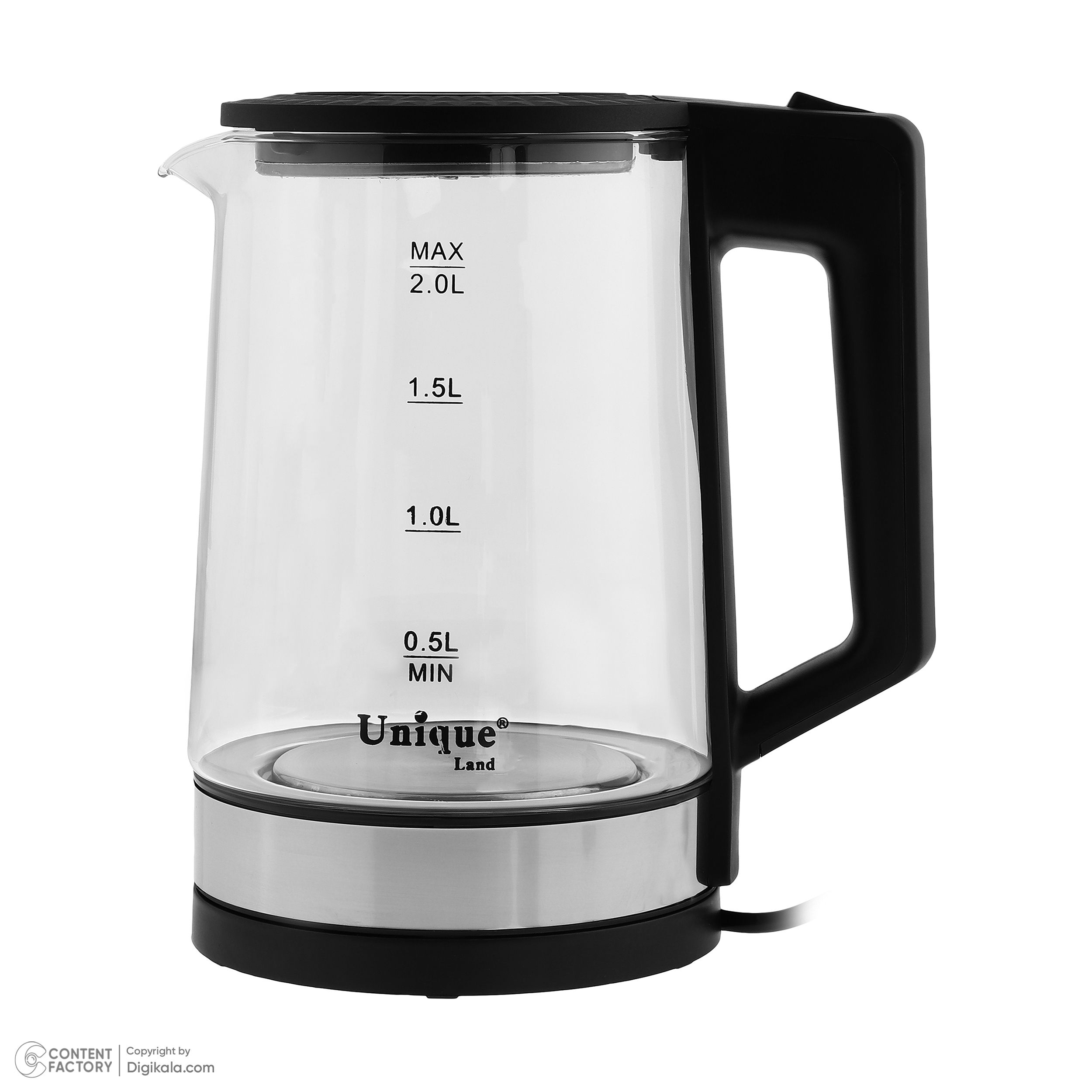 کتری برقی یونیک لند مدل UN-8033 گنجایش 2 لیتر