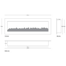 شومینه برقی اود آلوو مدل دکوریl4200