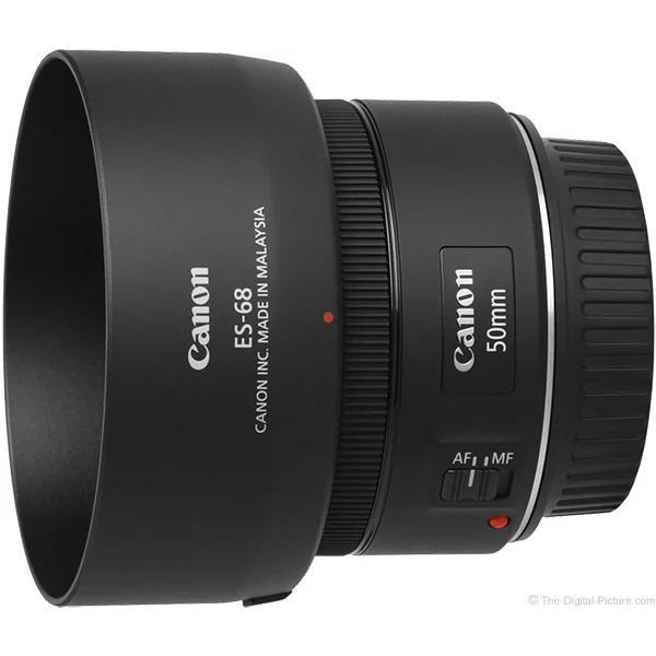 لنز کانن مدل EF 50mm f/1.8 STM به همراه فیلتر لنز یو وی 49 کانن