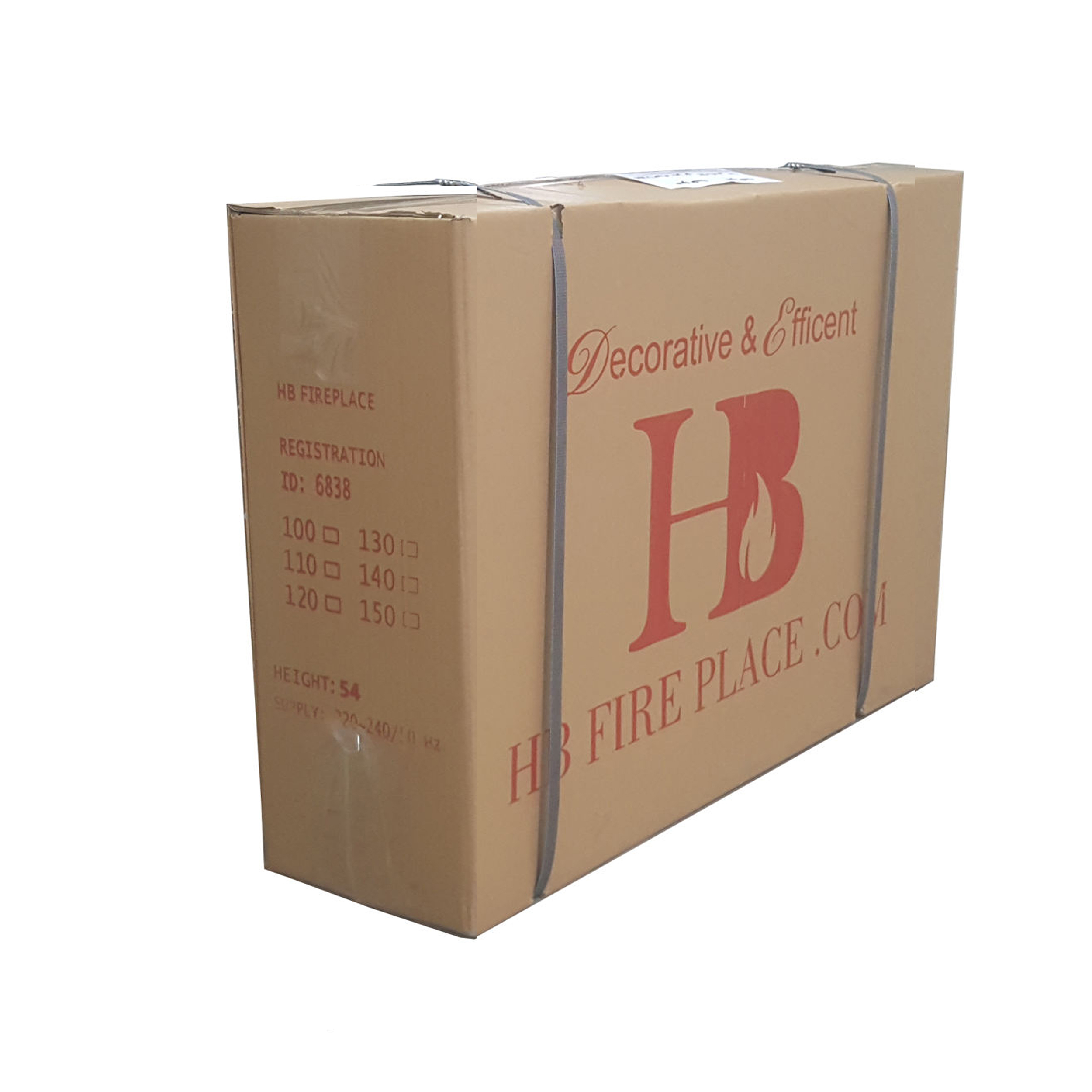 شومینه برقی شومینه اچ بی مدل ID6838-80