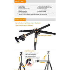 سه پایه دوربین بیکی مدل Q-999H