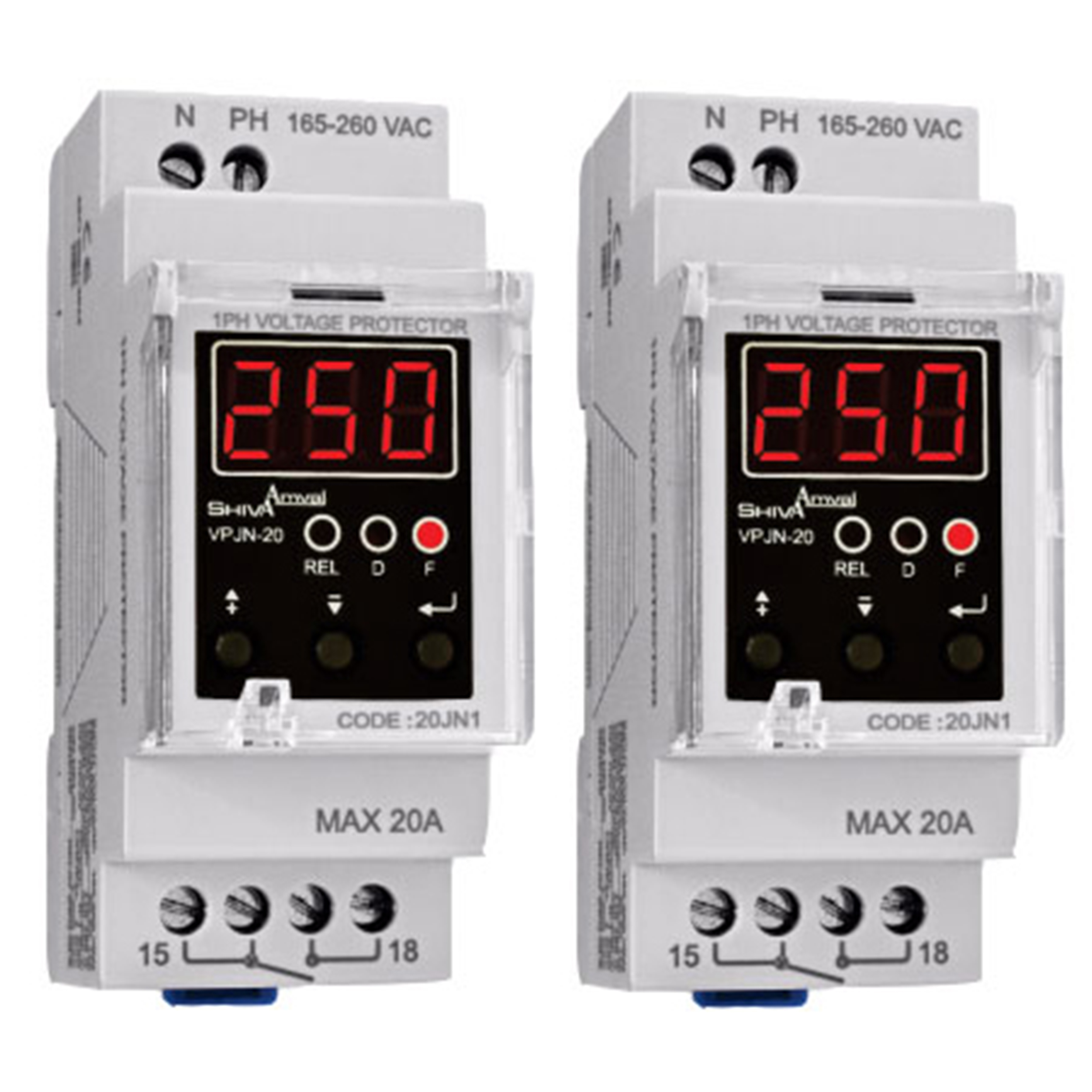 محافظ ولتاژ شیوا امواج مدل VPJN-20 بسته دو عددی