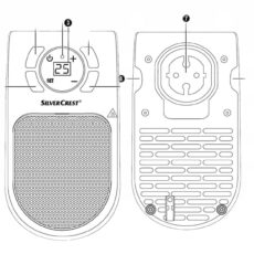 بخاری برقی دیواری سیلور کرست مدل SSH 600 A1