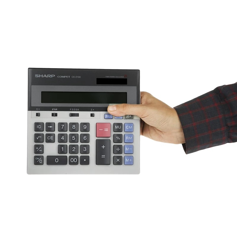 ماشین حساب شارپ مدل COMPECT CS-2130