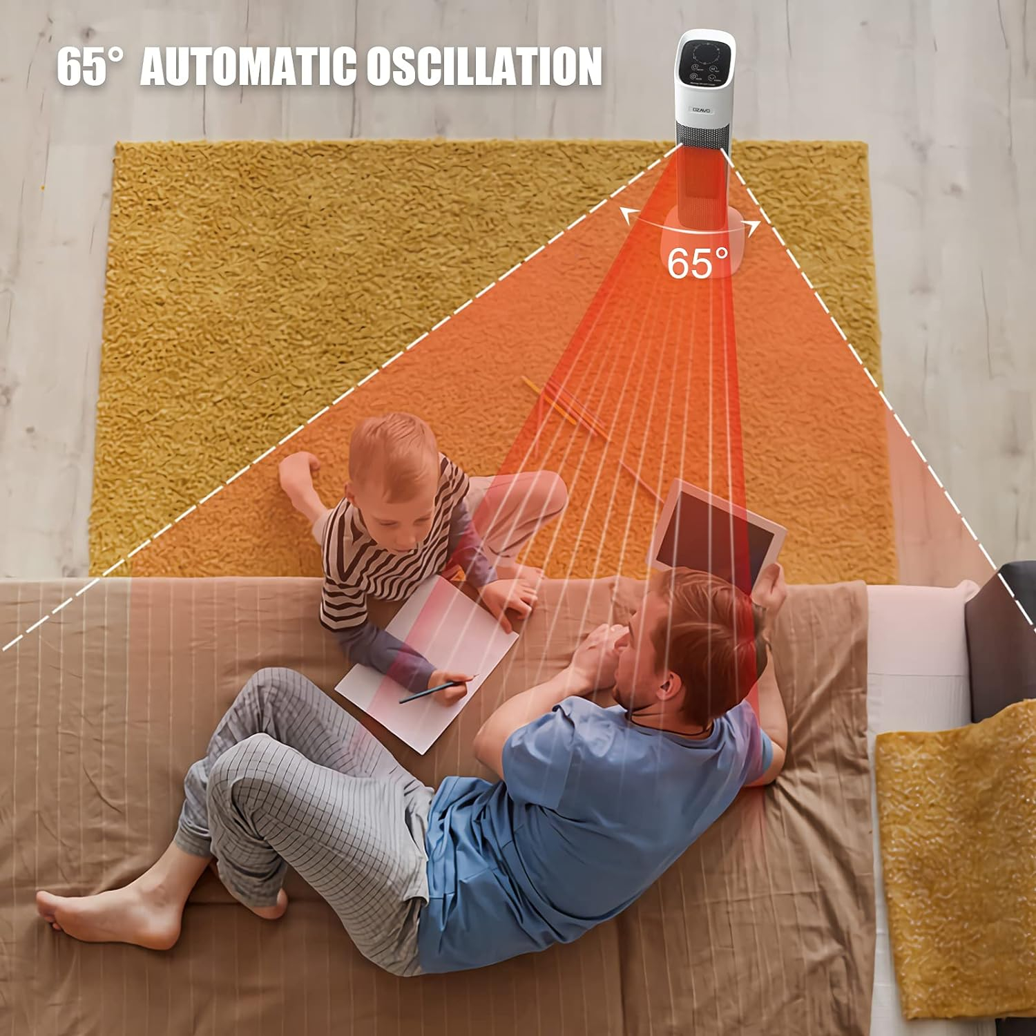 فن هیتر اوزاو مدل  npt-20zl6r