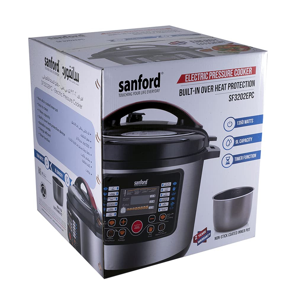 زودپز برقی سانفورد مدل SF3202EPC ظرفیت  9 لیتر