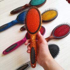 برس مو یونیکا کد D بسته 6 عددی