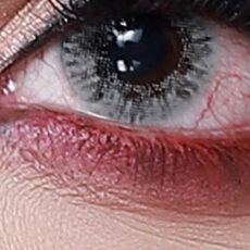 لنز چشم هرا کد ۷۶۷ رنگ طوسی یخی بدون دور