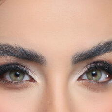 لنز چشم هرا گریس تمیم کانتکت لنز کد 28 رنگ سبز روشن دور دار