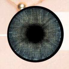 لنز چشم رویال ویژن کد 370 رنگ آبی یخی دور دار