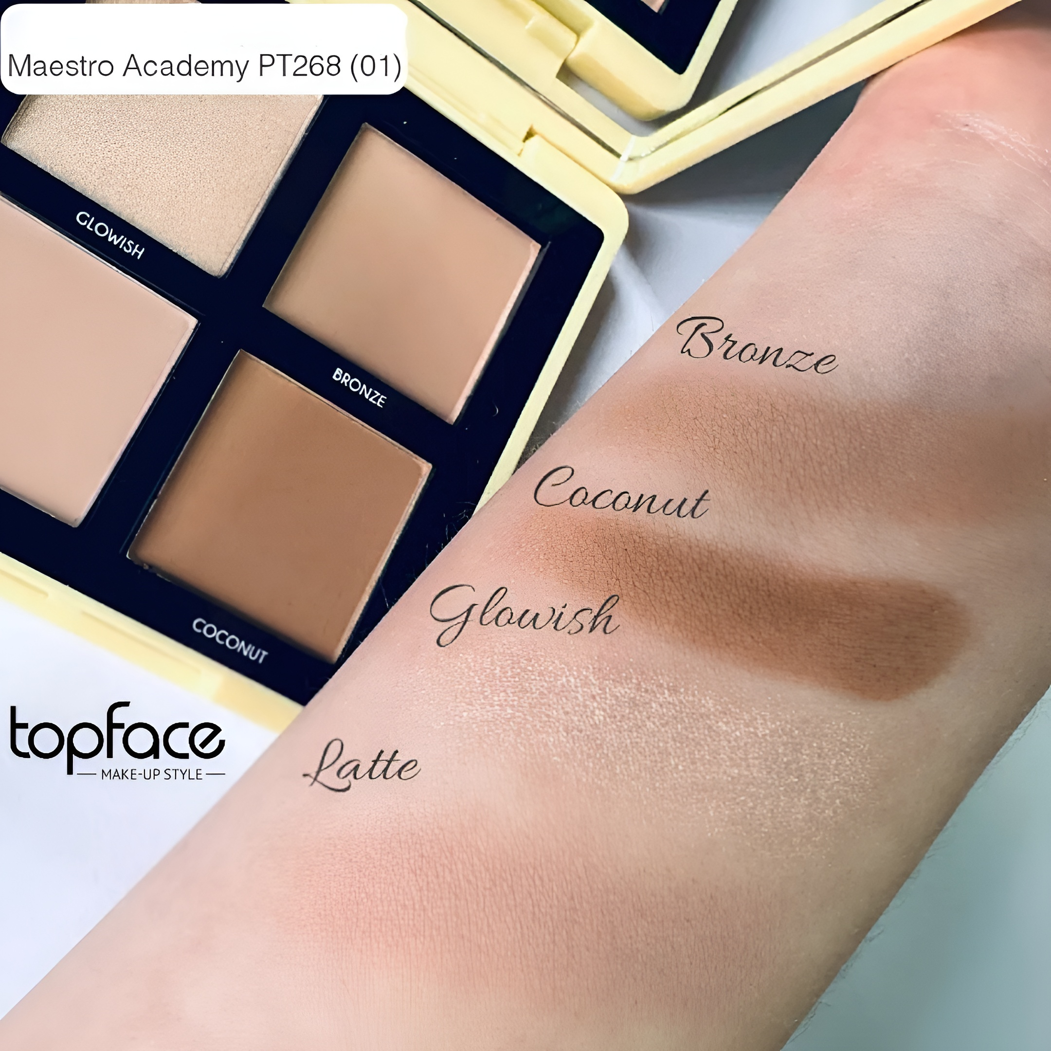 پالت کانتور تاپ فیس مدل MINERALIST شماره 001