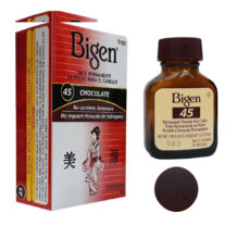 پودر رنگ مو بیگن شماره 45 وزن 6 گرم رنگ شکلاتی