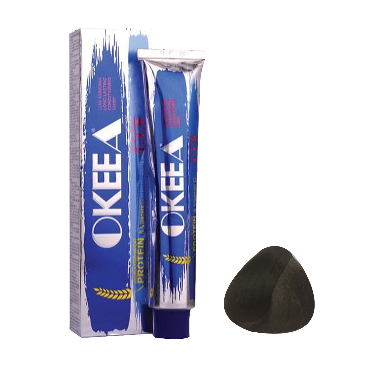 رنگ مو اکیا سری Natural شماره 6 حجم 100 میلی لیتر رنگ بلوند قهوه ای تیره