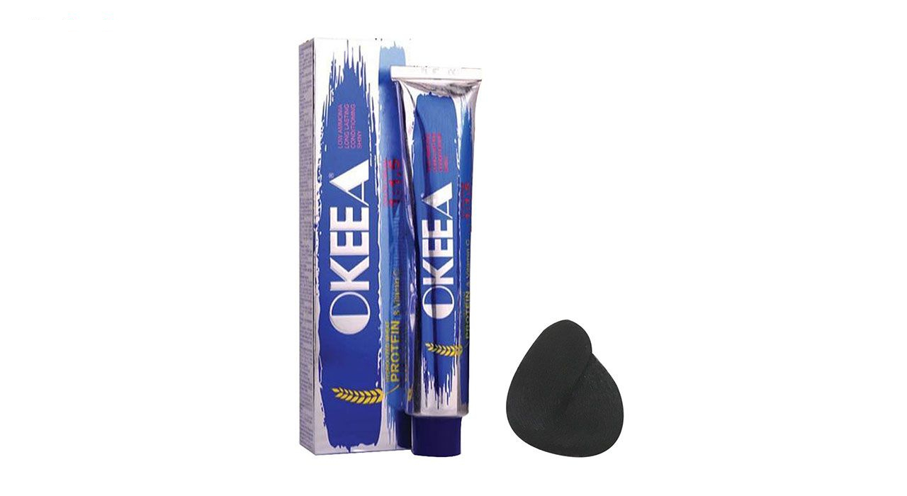 رنگ مو اکیا سری Natural شماره 1 حجم 100 میلی لیتر رنگ مشکی