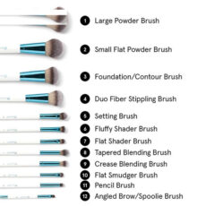 ست برس آرایشی مدل 07 بسته 12 عددی