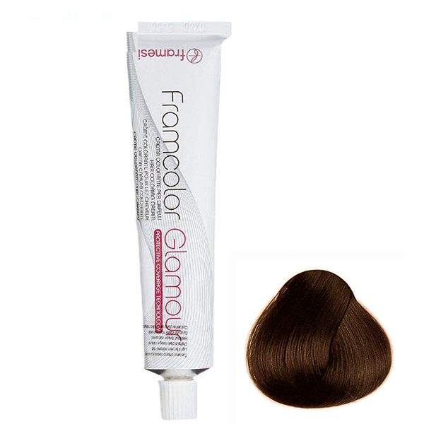 رنگ مو فرامسی مدل glamour شماره 4.46 حجم 100 میلی لیتر رنگ بلوطی کهربایی متوسط