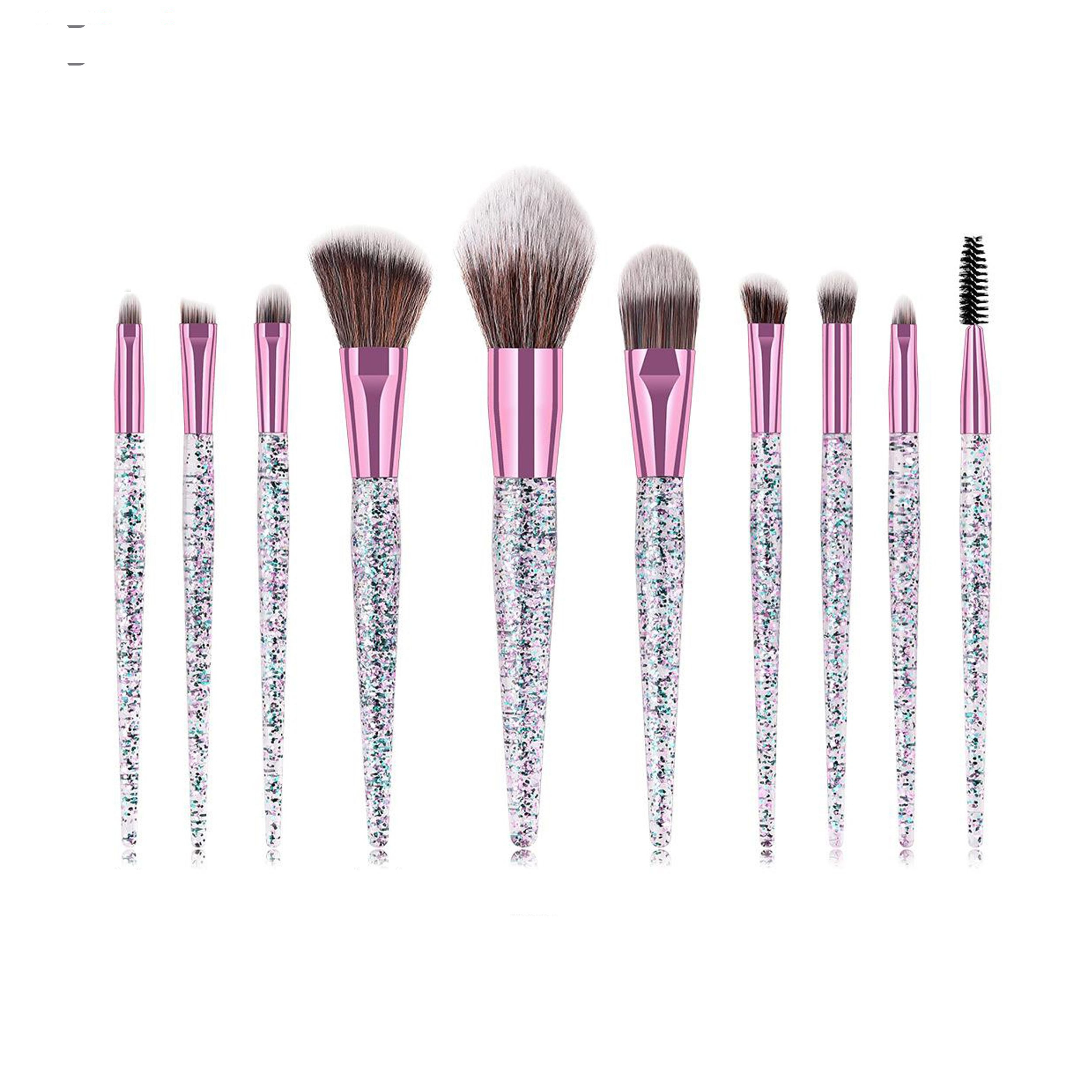 ست برس آرایشی مدل pm-ak بسته 10 عددی