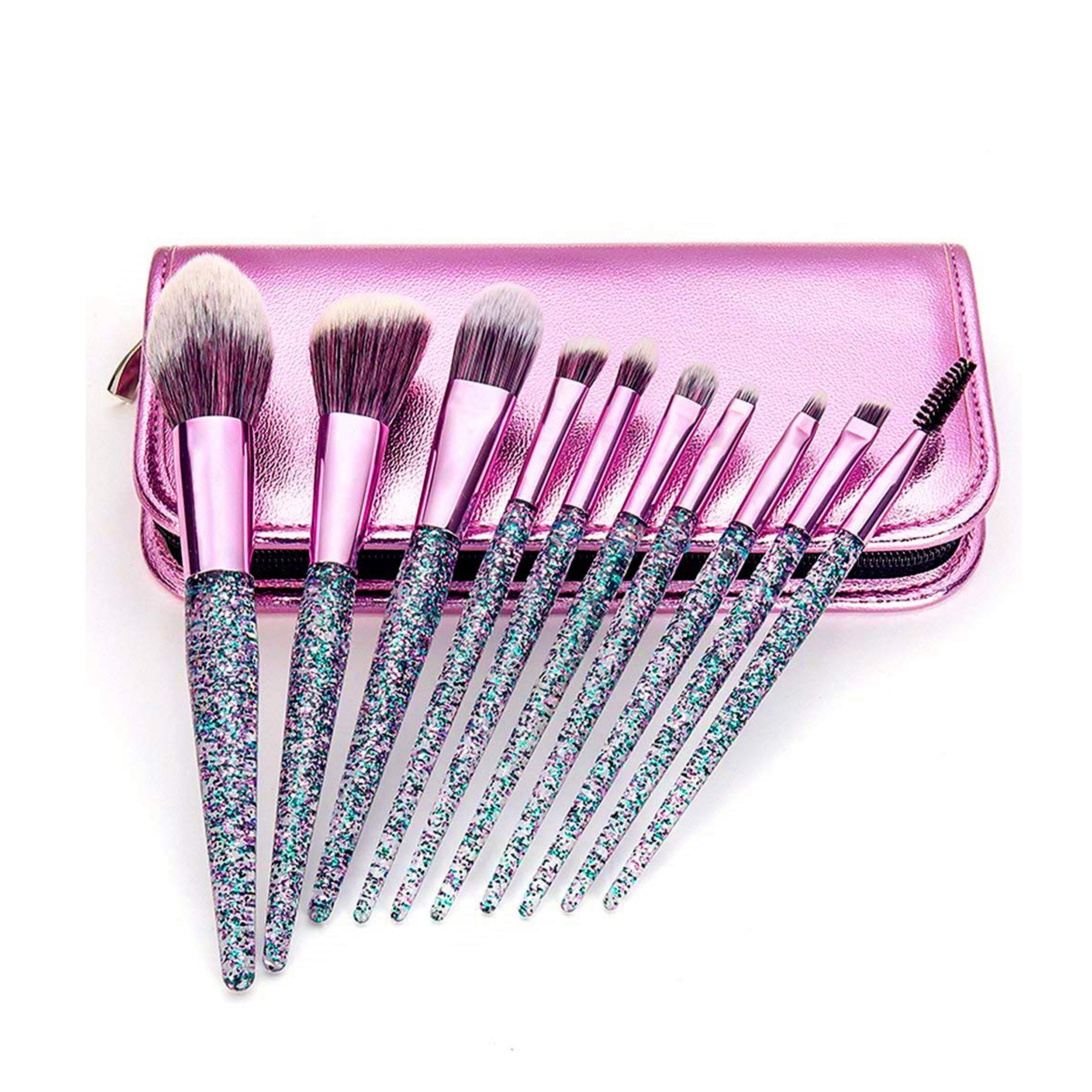 ست برس آرایشی مدل pm-ak بسته 10 عددی