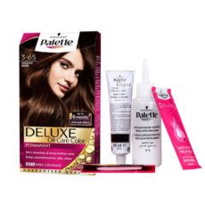 کیت رنگ مو پلت سری DELUXE شماره 65-3 حجم 50 میلی لیتر رنگ شکلاتی تیره