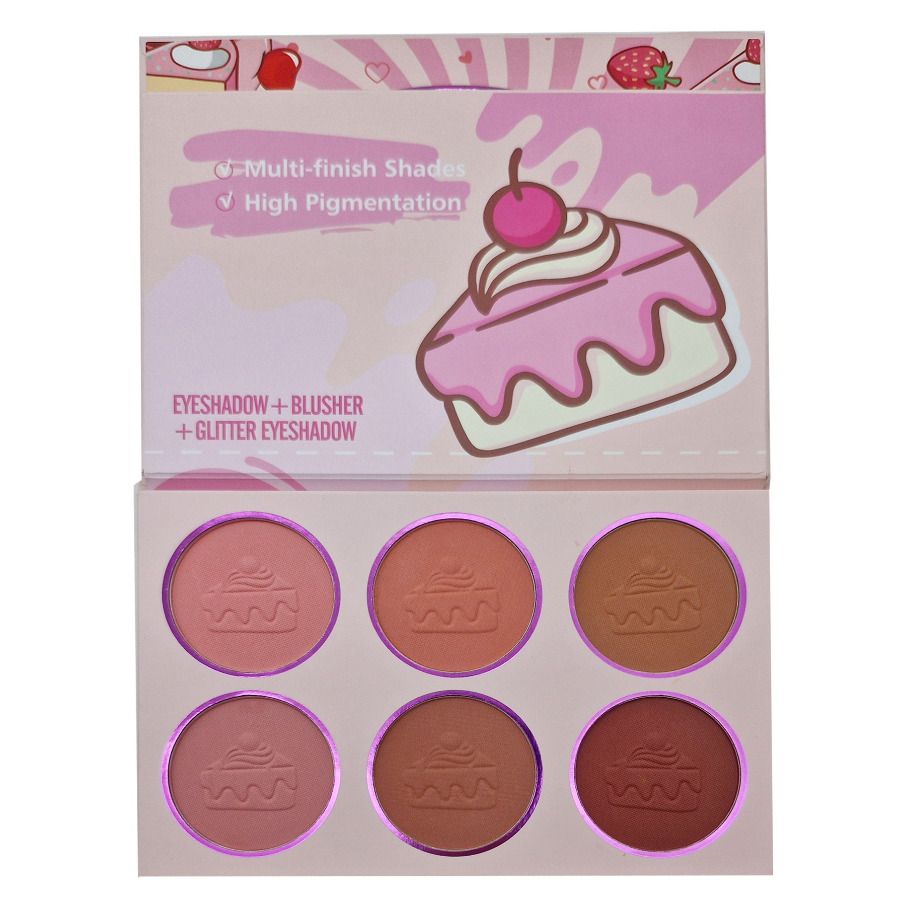 پالت آرایش صورت یوشاس مدل Sweet Cake