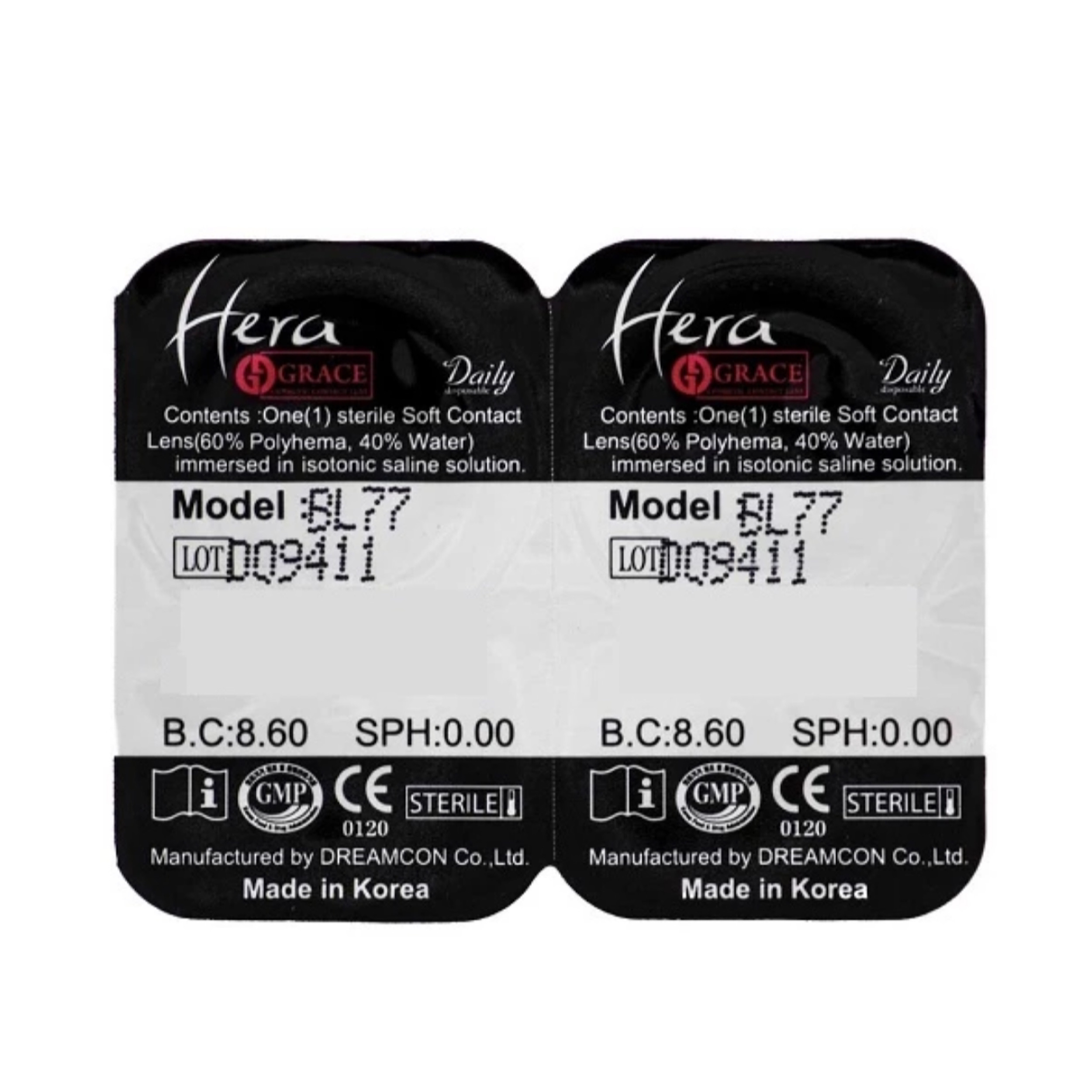 لنز چشم هرا گریس تمیم کانتکت لنز کد 96 رنگ طوسی آبی