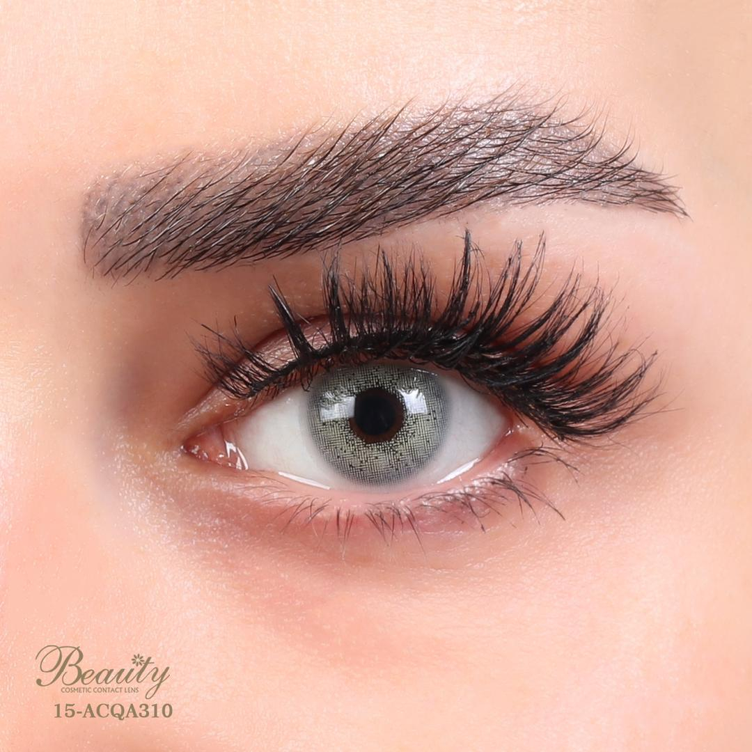 لنز چشم بیوتی مدل ACQA310 رنگ سبز دور خاکستری